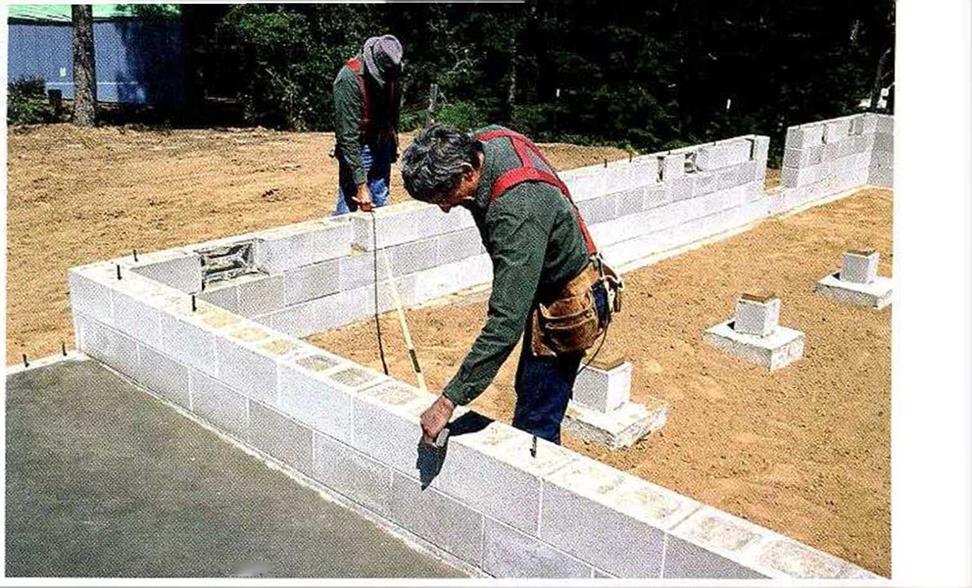 Techniques ADJUSTING THE MUDSILL TO FIX FOUNDATION WALLS Library builder