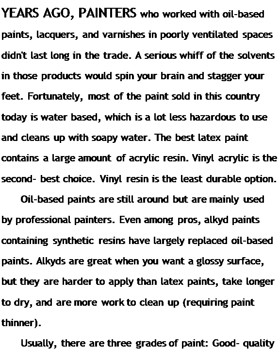 Paint prep is the key to a good paint job Library builder