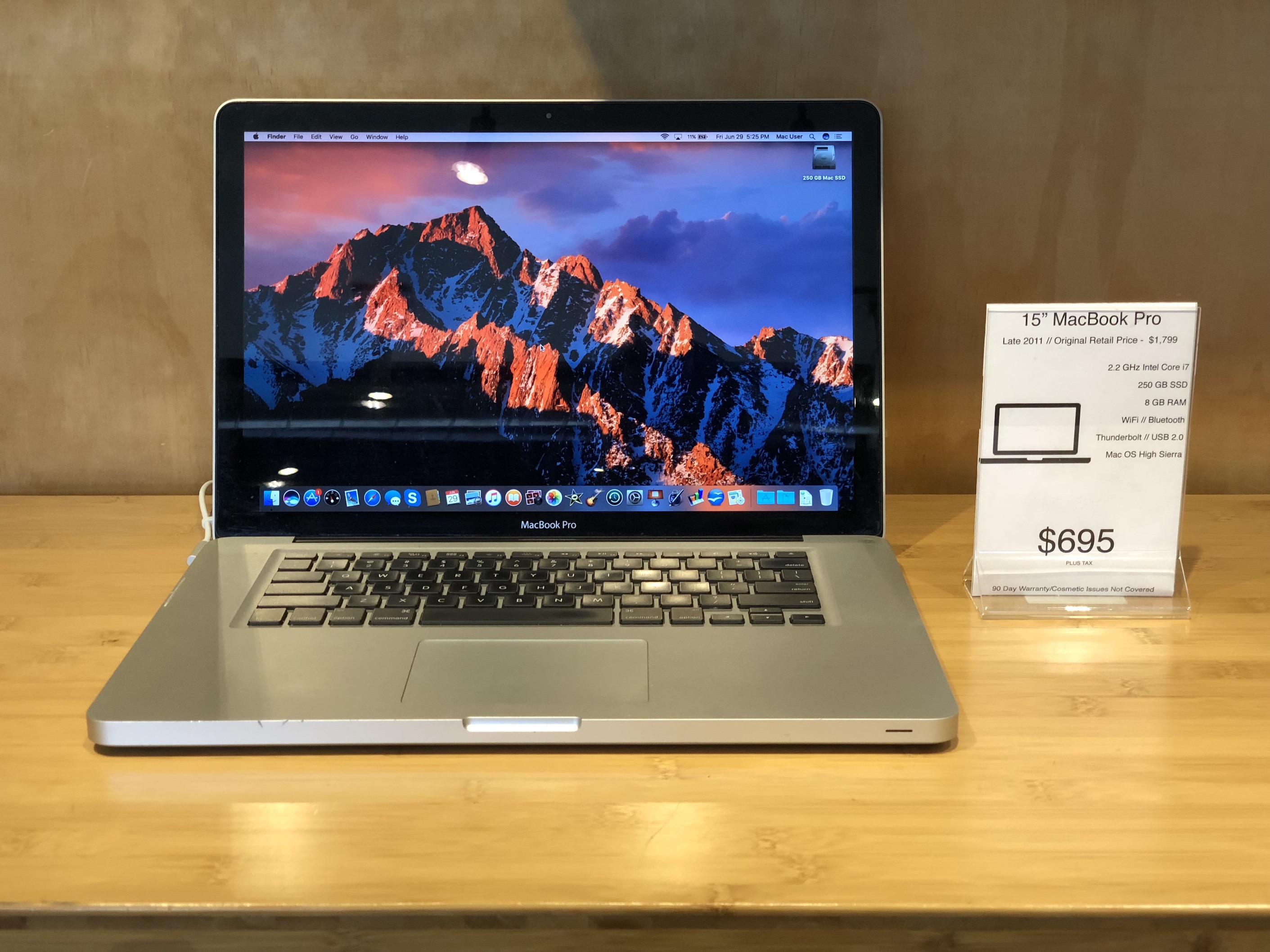 Sold MacBook Pro Late 2011 // 695 Boulder Mac Repair