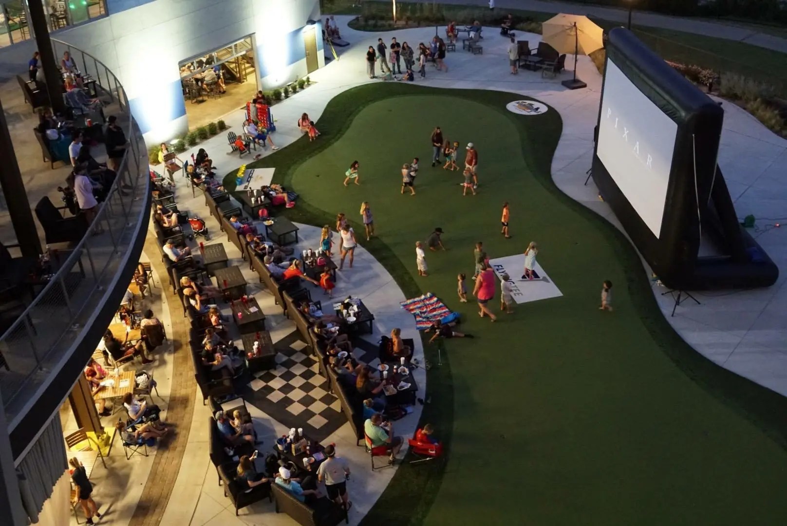 Outdoor Movie Screen Rental in Tulsa Bounce Pro Inflatables, Tulsa