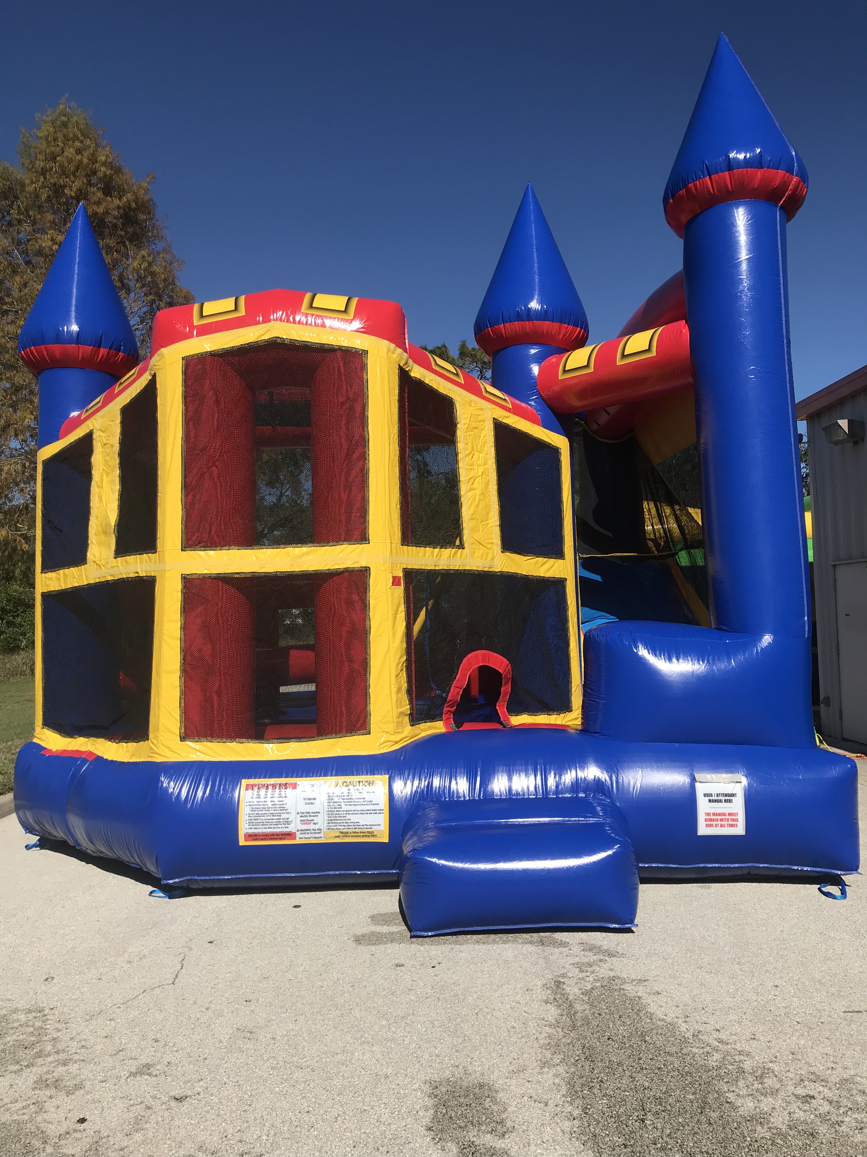 5 in 1 Castle Module Combo Wet/Dry Bouncing Beez