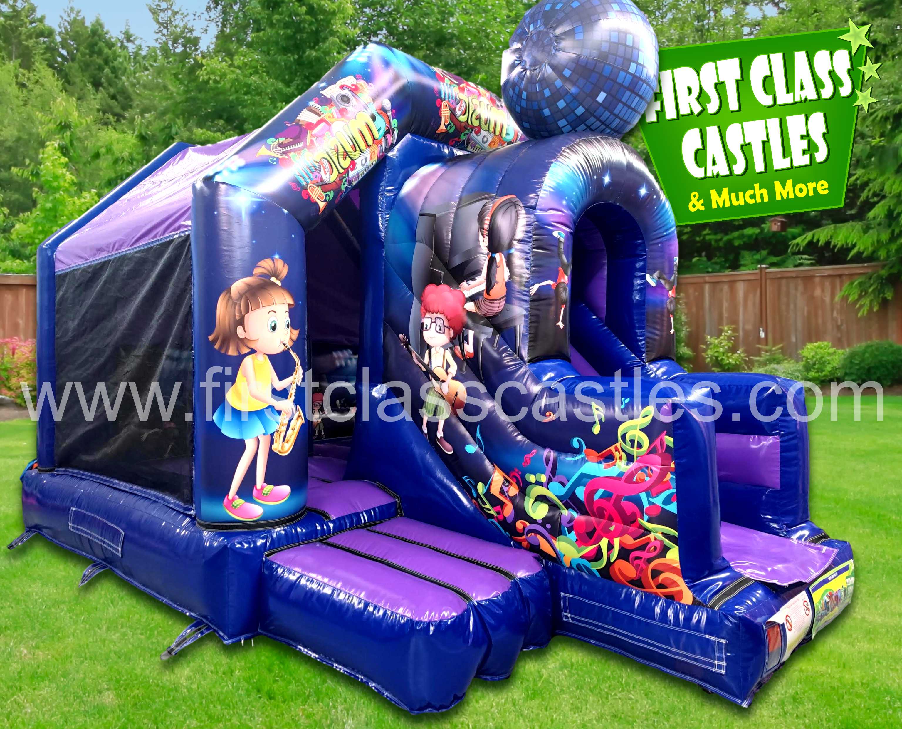 Bounce & Slide Combos Hire Bouncy Castle with Slide Hire Ireland