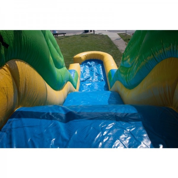 Tropical Summer Medium Water Slide Jumping Castle Hire in Mackay