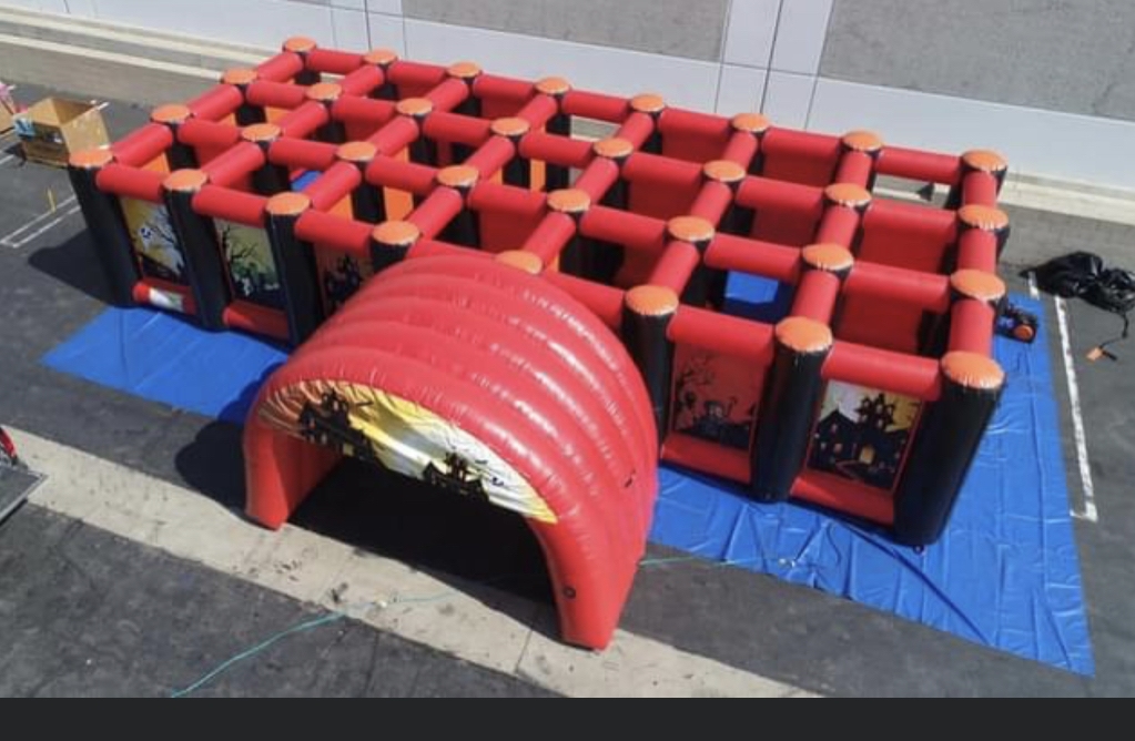 Halloween Maze Bounce House Rental, Laser Tag, Water Slide Rentals