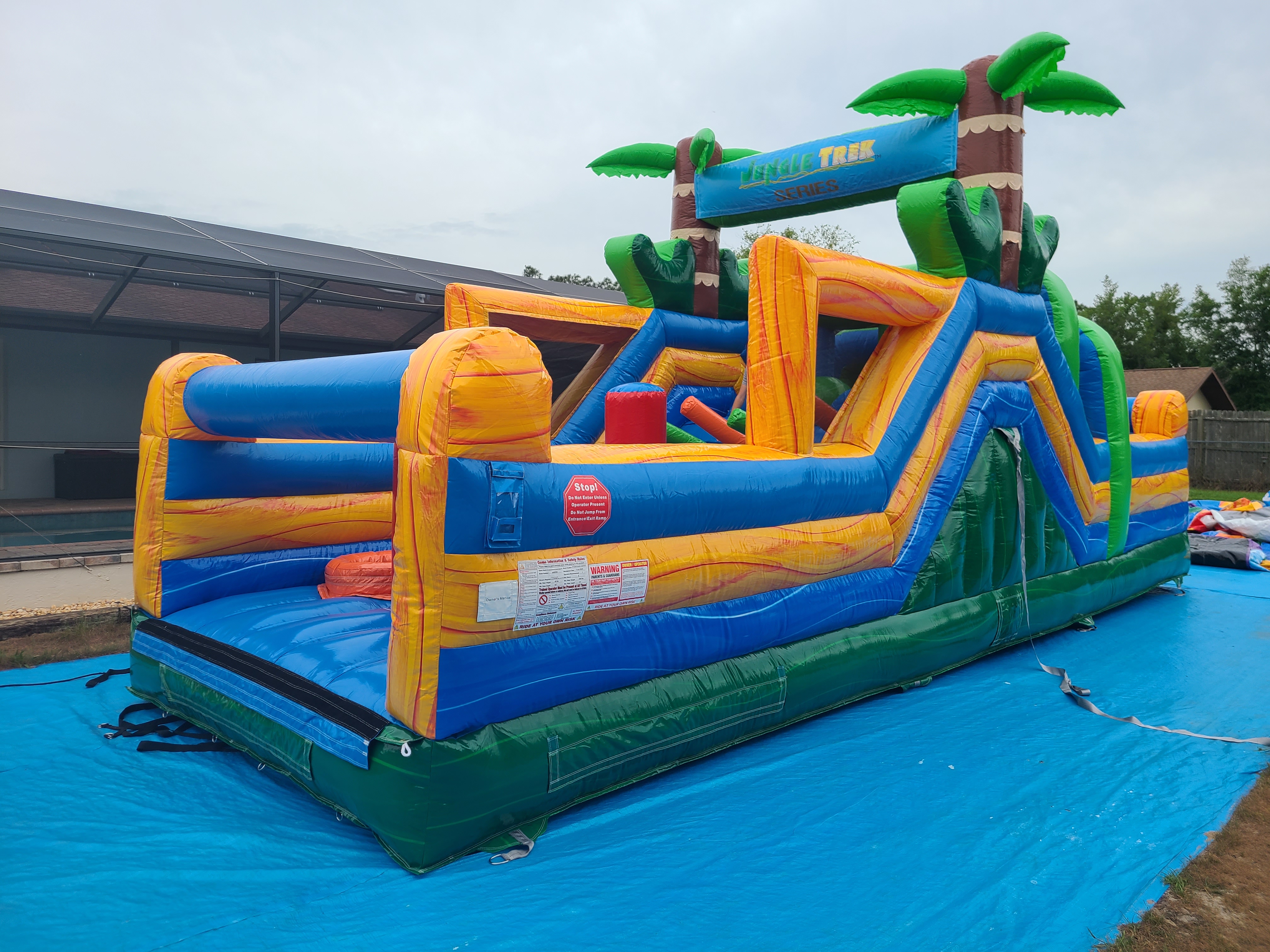 30' Jungle Trek Sports Obstacle Party and Inflatable Rentals in