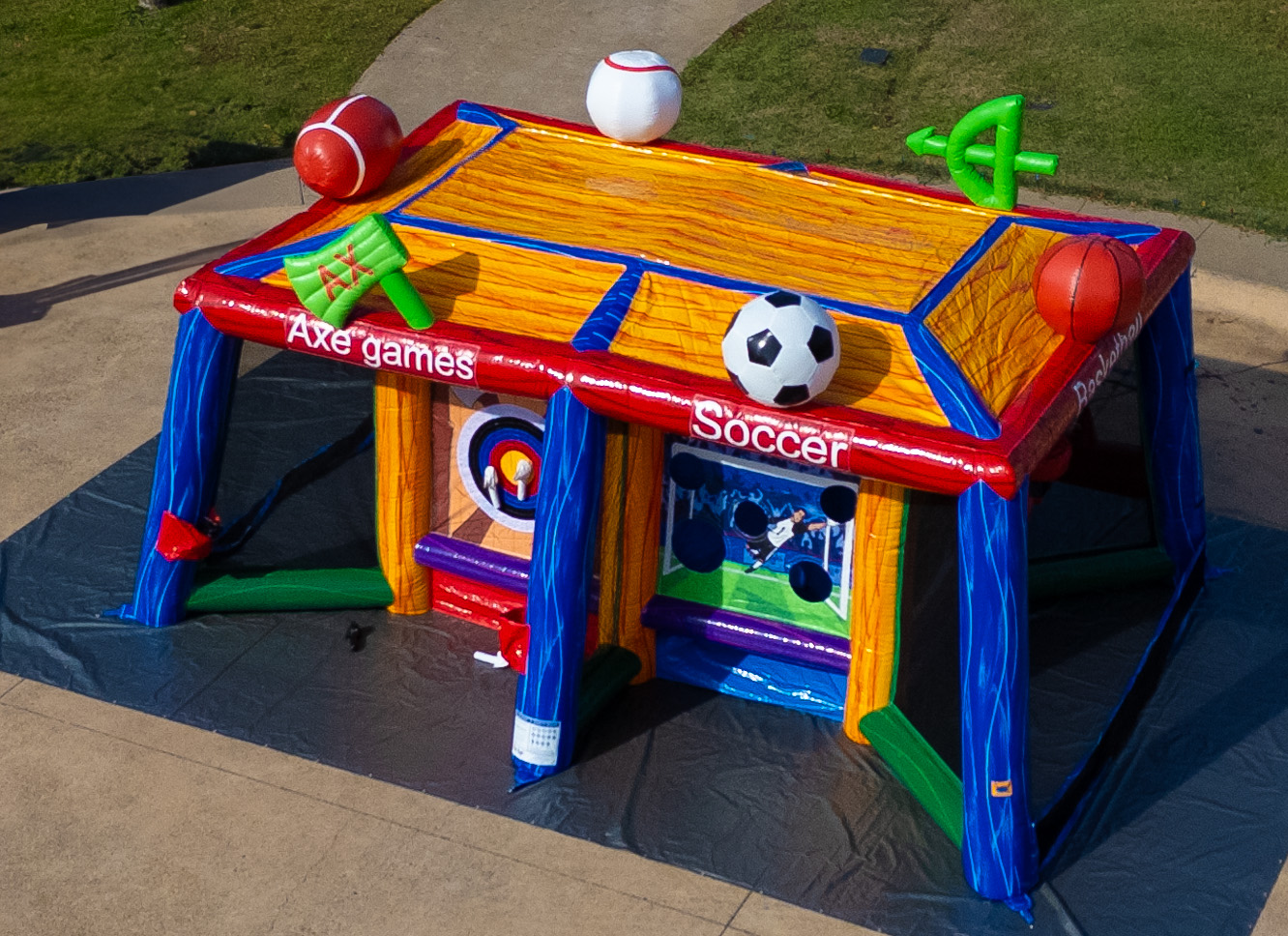 6 interactive sport games in 1 Bounce House Party Rentals in