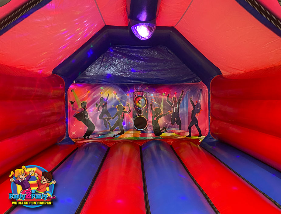 Children's Disco and Disco Bouncy Castle Party Package Hire