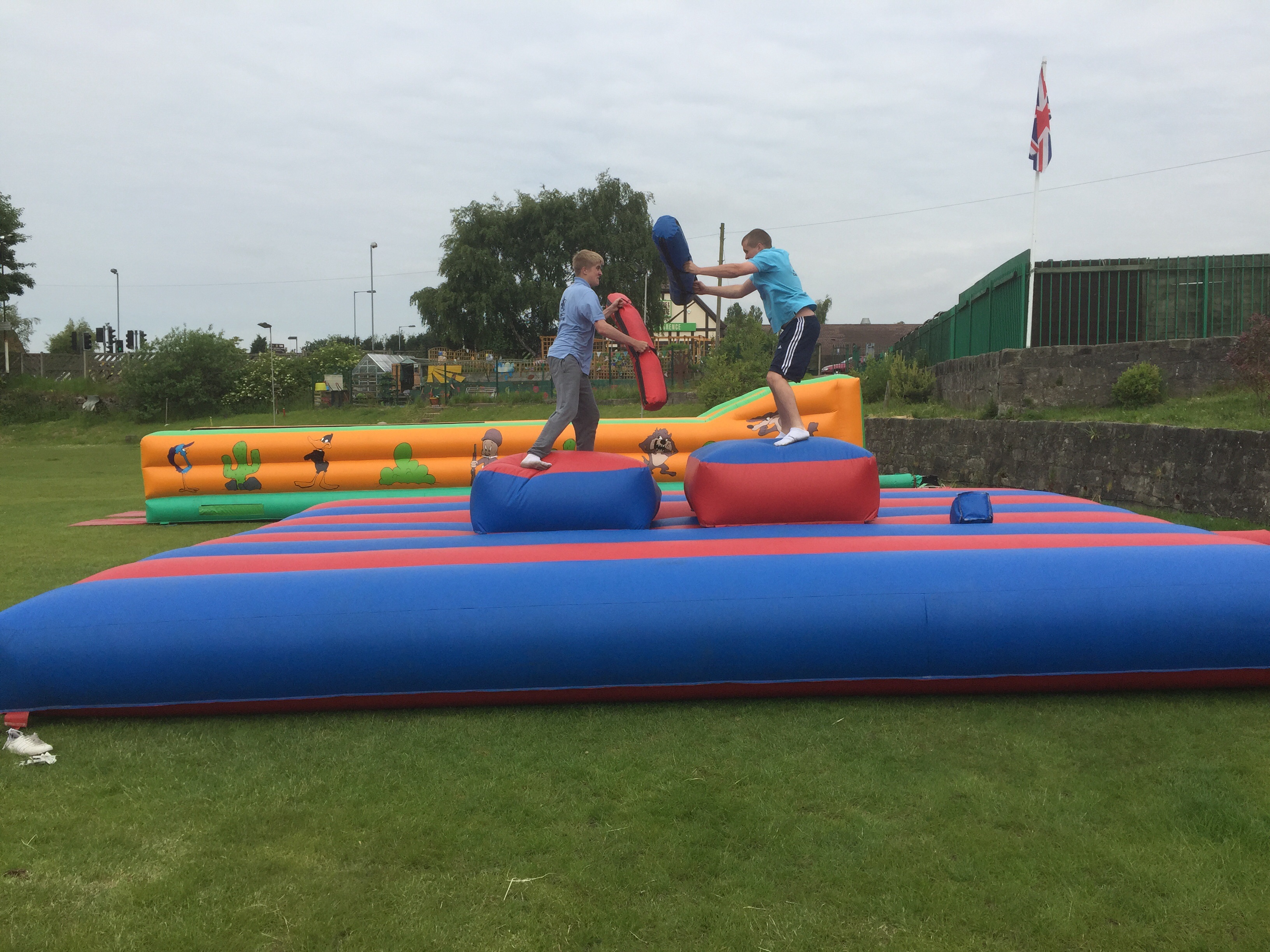 Gladiator Duel Bouncy Castle & Inflatable Hire in Stoke on Trent