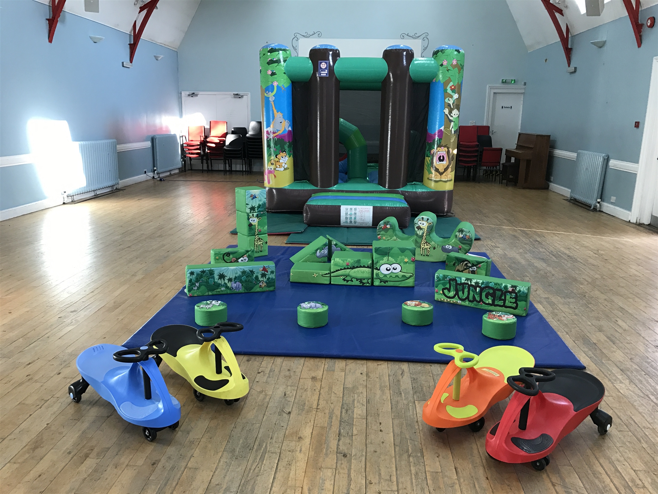 Economy Jungle Party Package Bouncy Castle & Soft Play Hire in