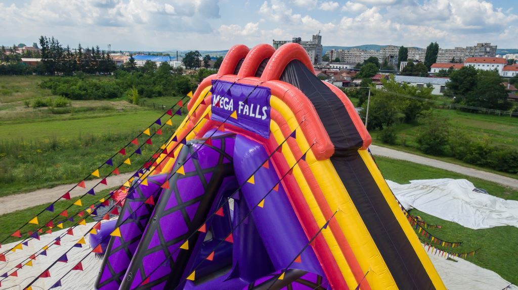 Mega Falls Slide / Water Slide (THE LARGEST SLIDE IN THE WHOLE OF