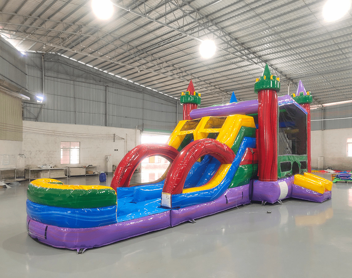 XL Wet/Dry Combo Bouncer/two lane slide Bounce House Rentals in Azle