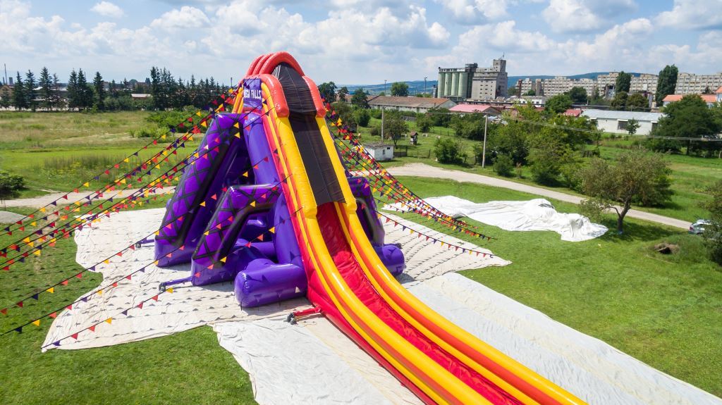 Mega Falls Slide / Water Slide (THE LARGEST SLIDE IN THE WHOLE OF
