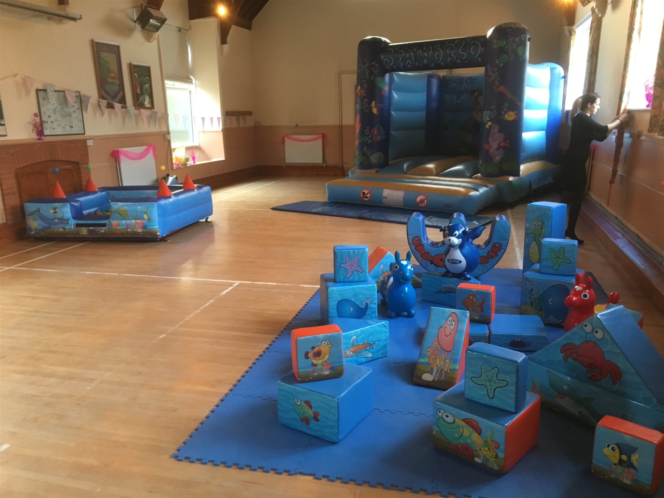 Seaworld Mermaid Bouncy Castle Bouncy Castle & Soft Play Hire in