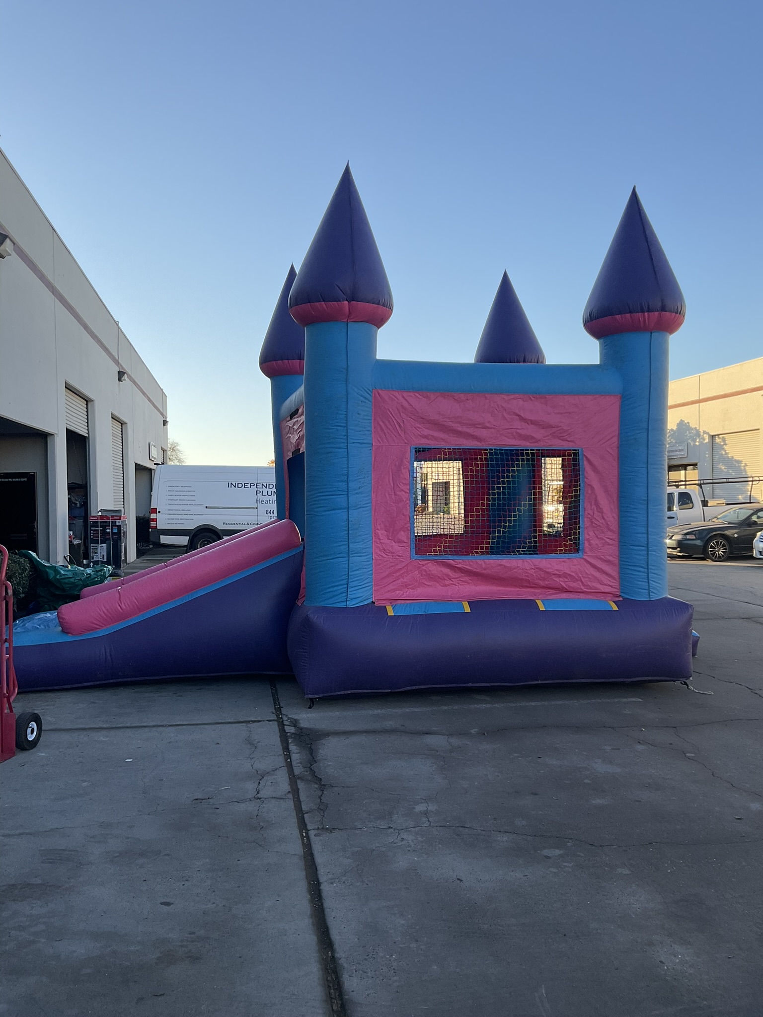 FOR SALE USED Pink Princess Combo Best Bounce House Inflatables