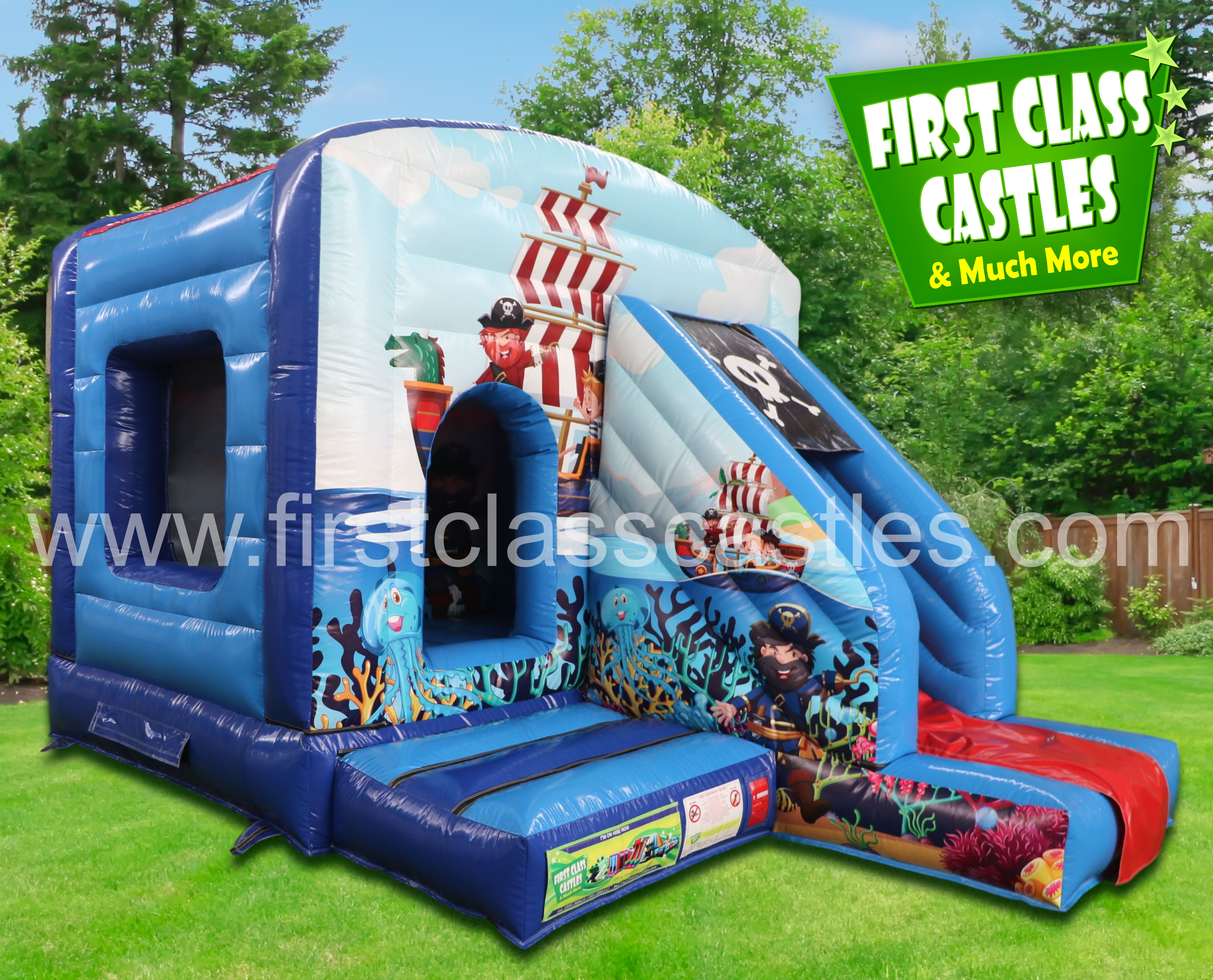 Bounce & Slide Combos Hire Bouncy Castle with Slide Hire Ireland