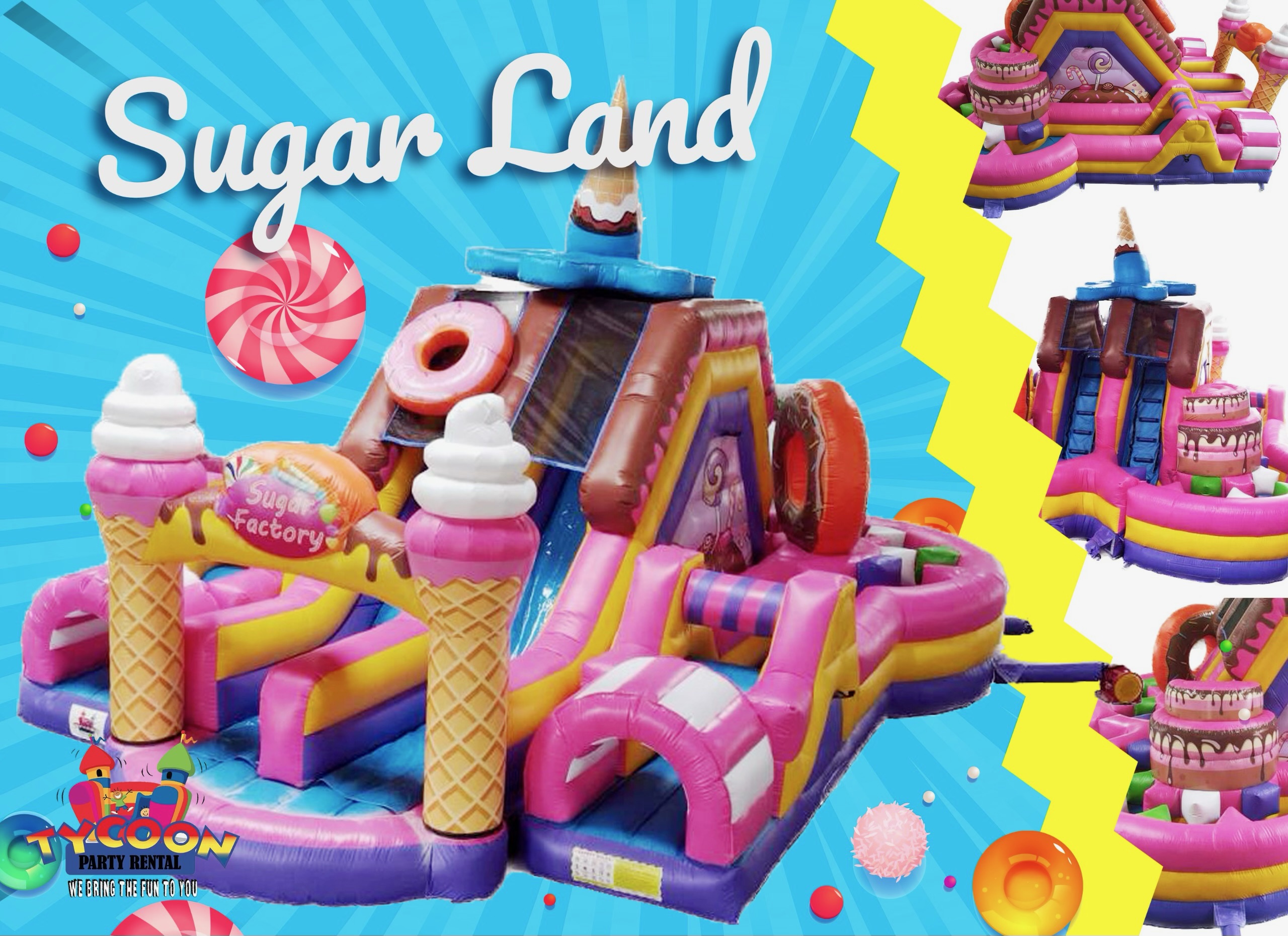 Exotic Obstacle Best Hire service in florida Tycoon Party Rental