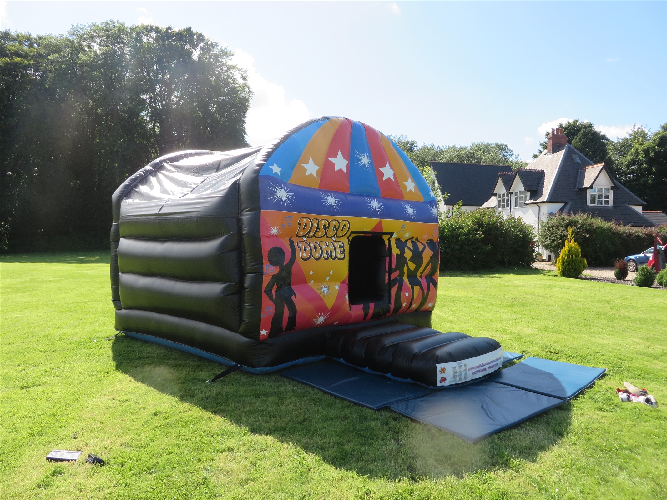 Disco Dome bouncy castle 12x17 Bouncy Castle Hire in Devon