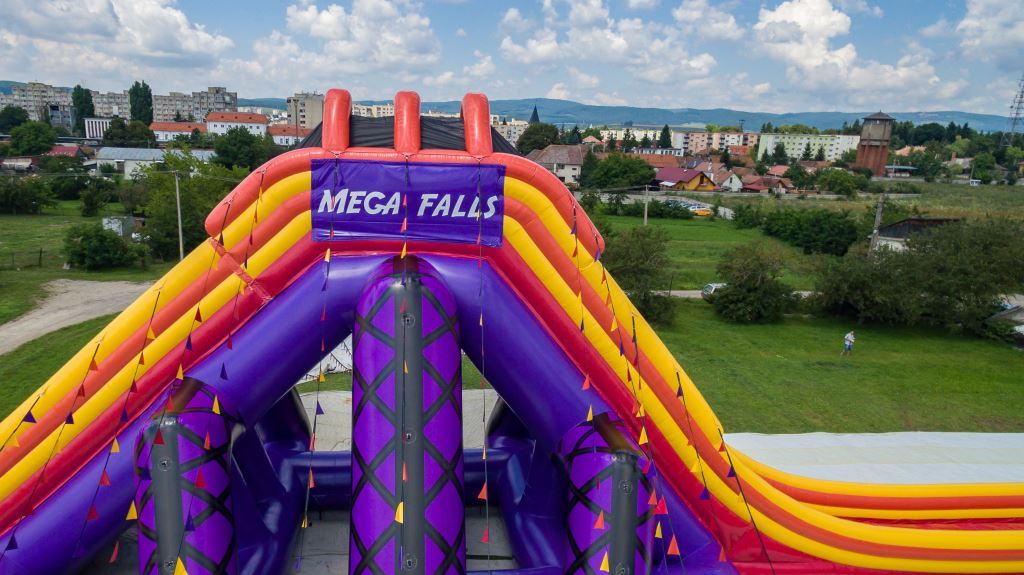 Mega Falls Slide / Water Slide (THE LARGEST SLIDE IN THE WHOLE OF
