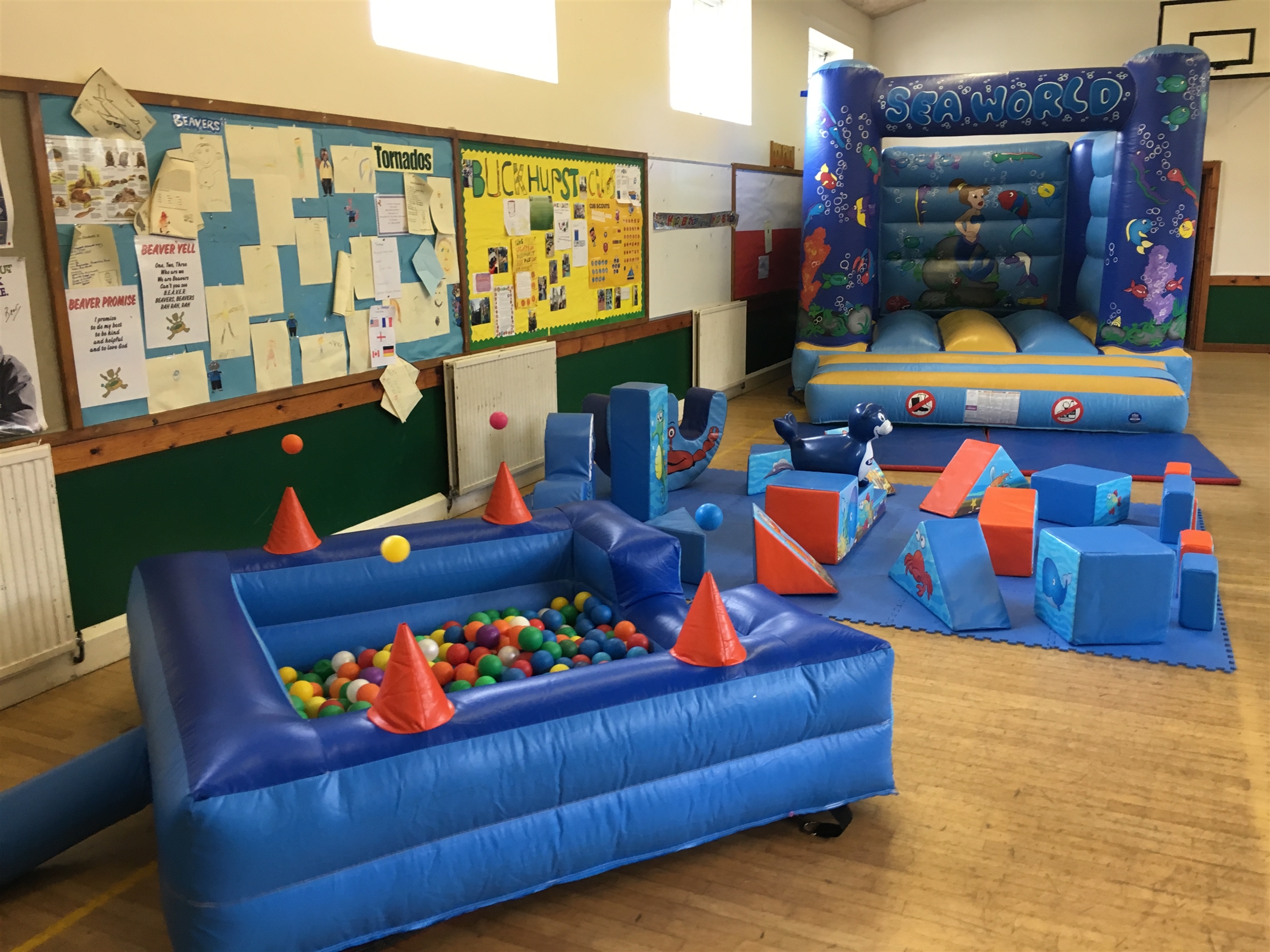 Seaworld Mermaid Bouncy Castle Bouncy Castle & Soft Play Hire in