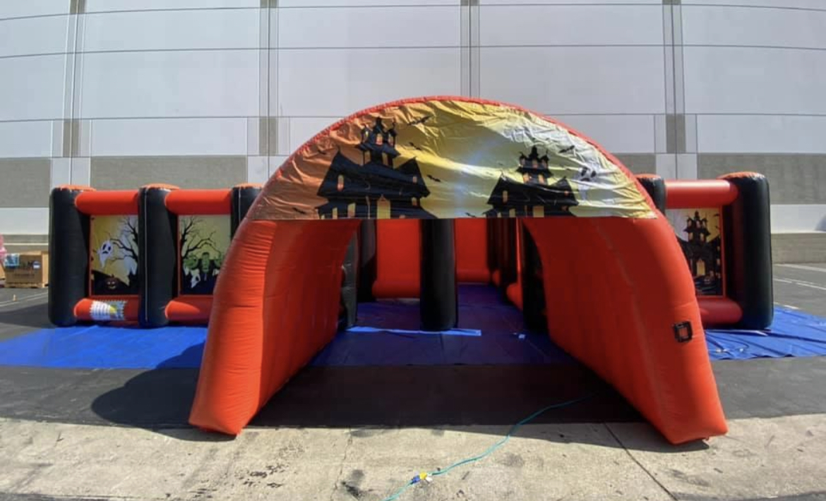 Halloween Maze Bounce House Rental, Laser Tag, Water Slide Rentals