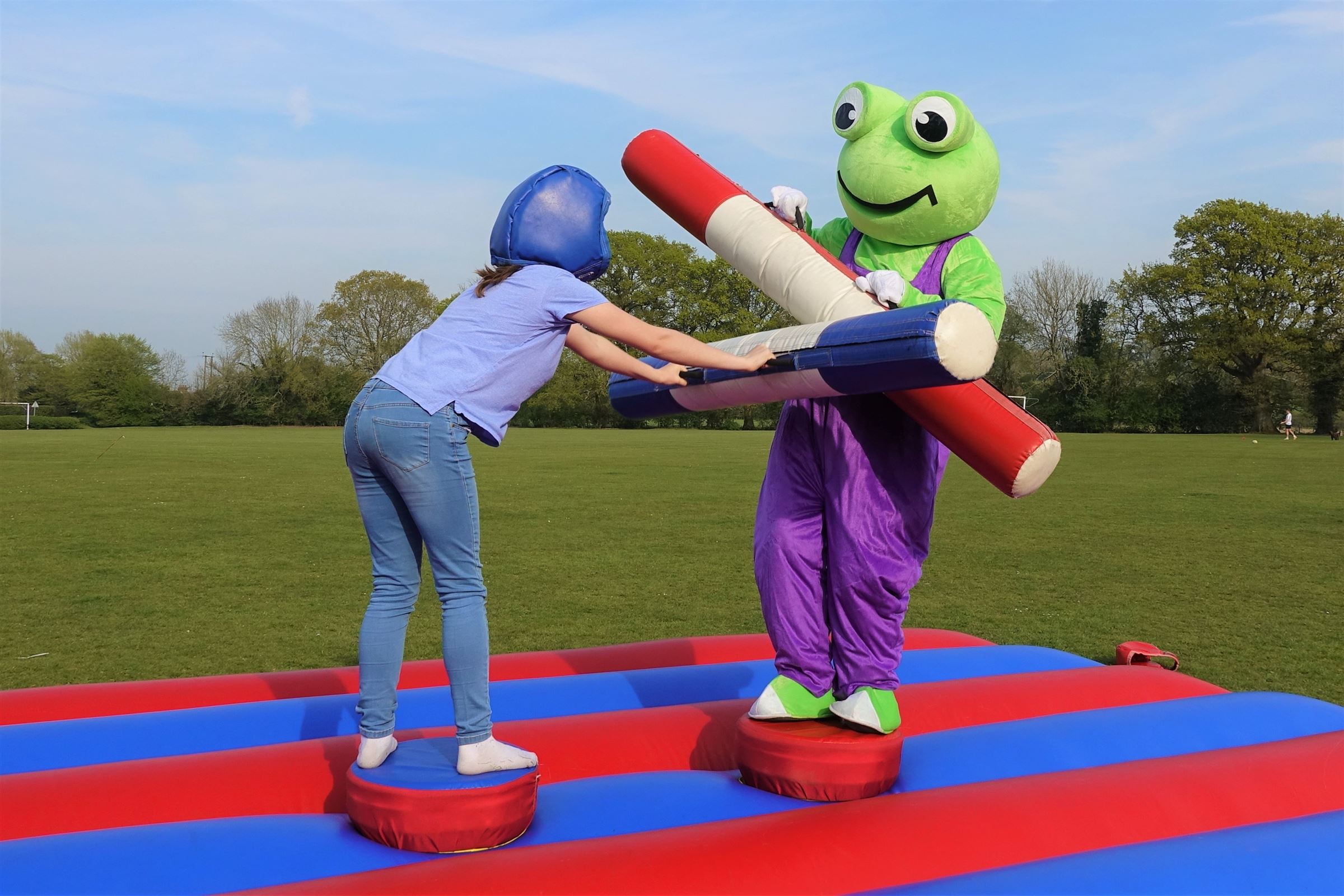 Gladiator Duel Best Bouncy Castle Hire service in Kent, Surrey, South
