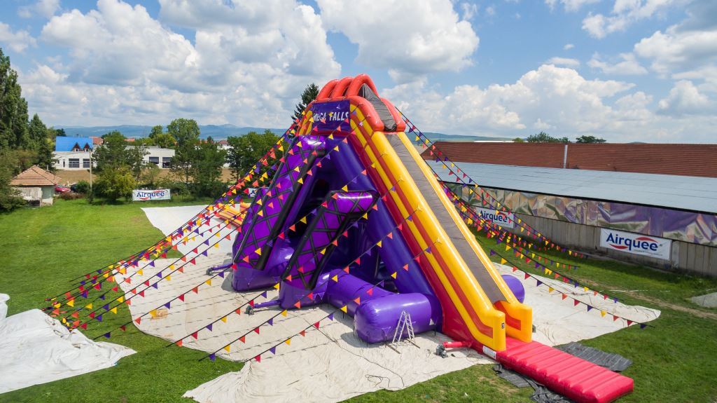 Mega Falls Slide / Water Slide (THE LARGEST SLIDE IN THE WHOLE OF