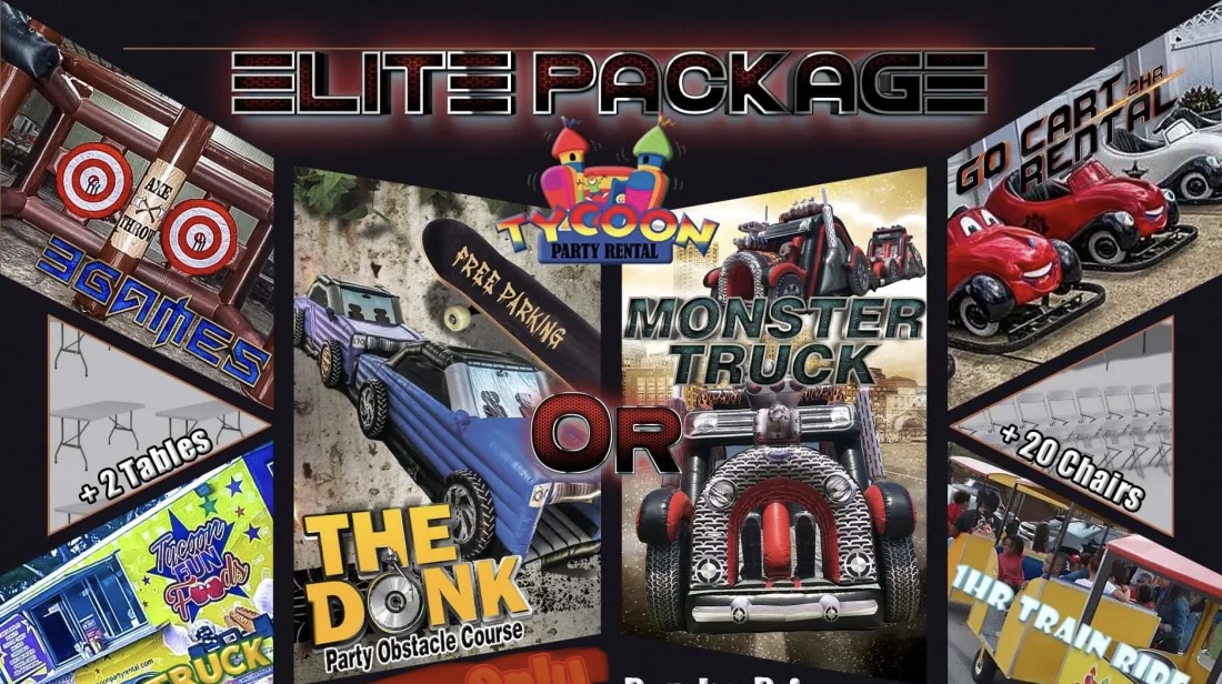 Packages Hire in florida Tycoon Party Rental
