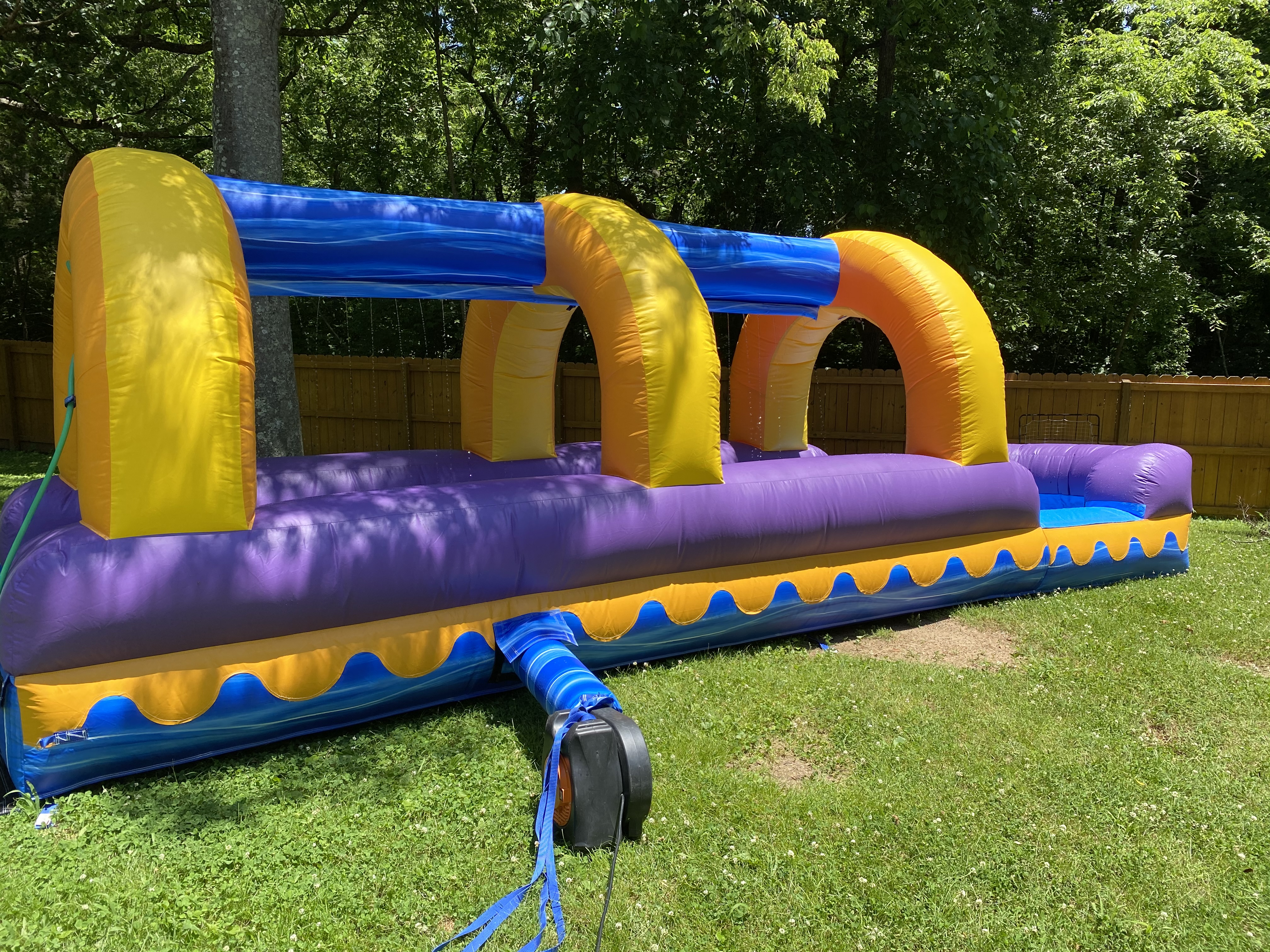 Backyard Slip n Slide Inflatable Bounce Houses & Water Slides for