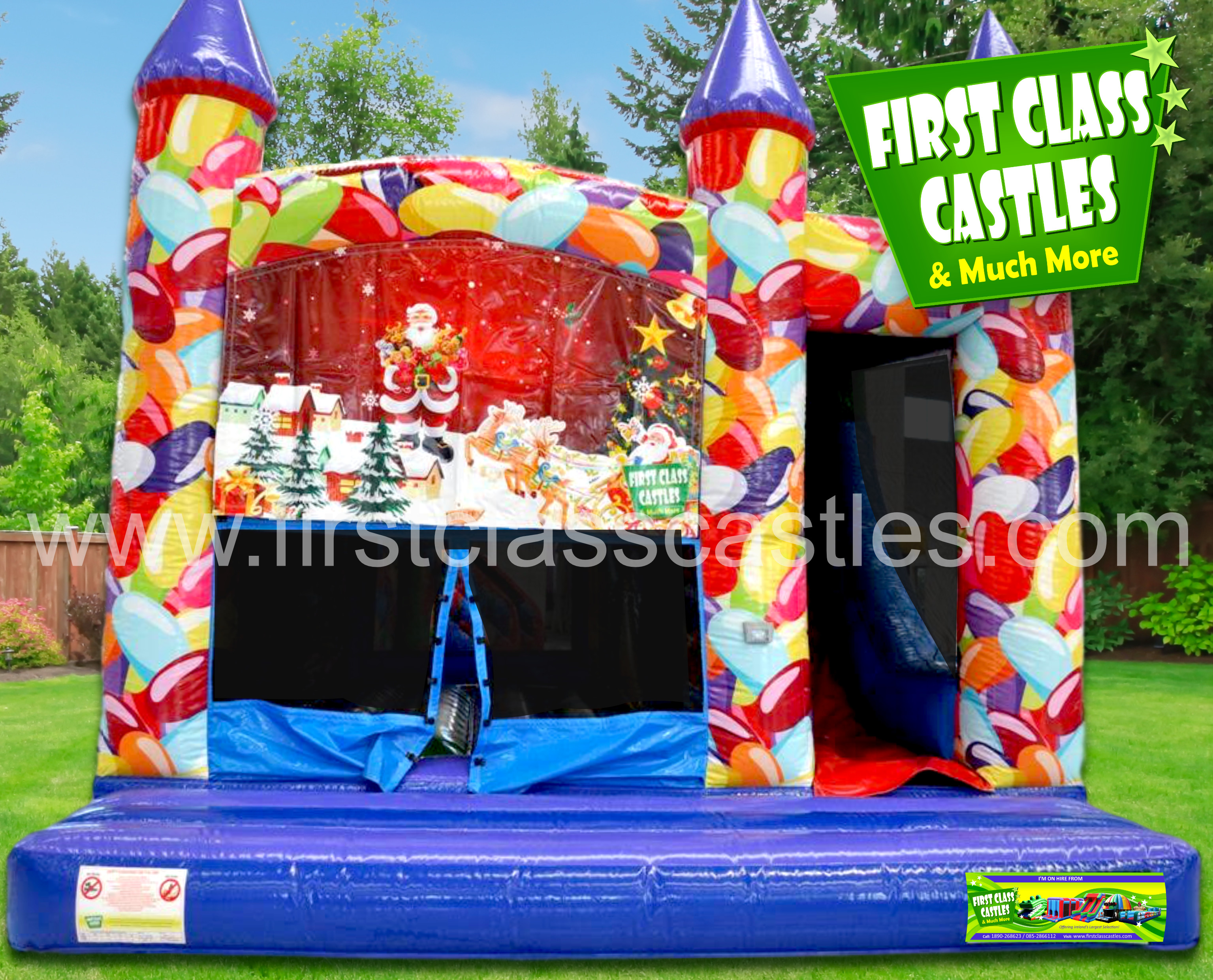 Bounce & Slide Combos Hire Bouncy Castle with Slide Hire Ireland