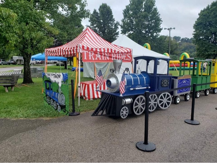 Trackless Train Rental West Virginia and Ohio