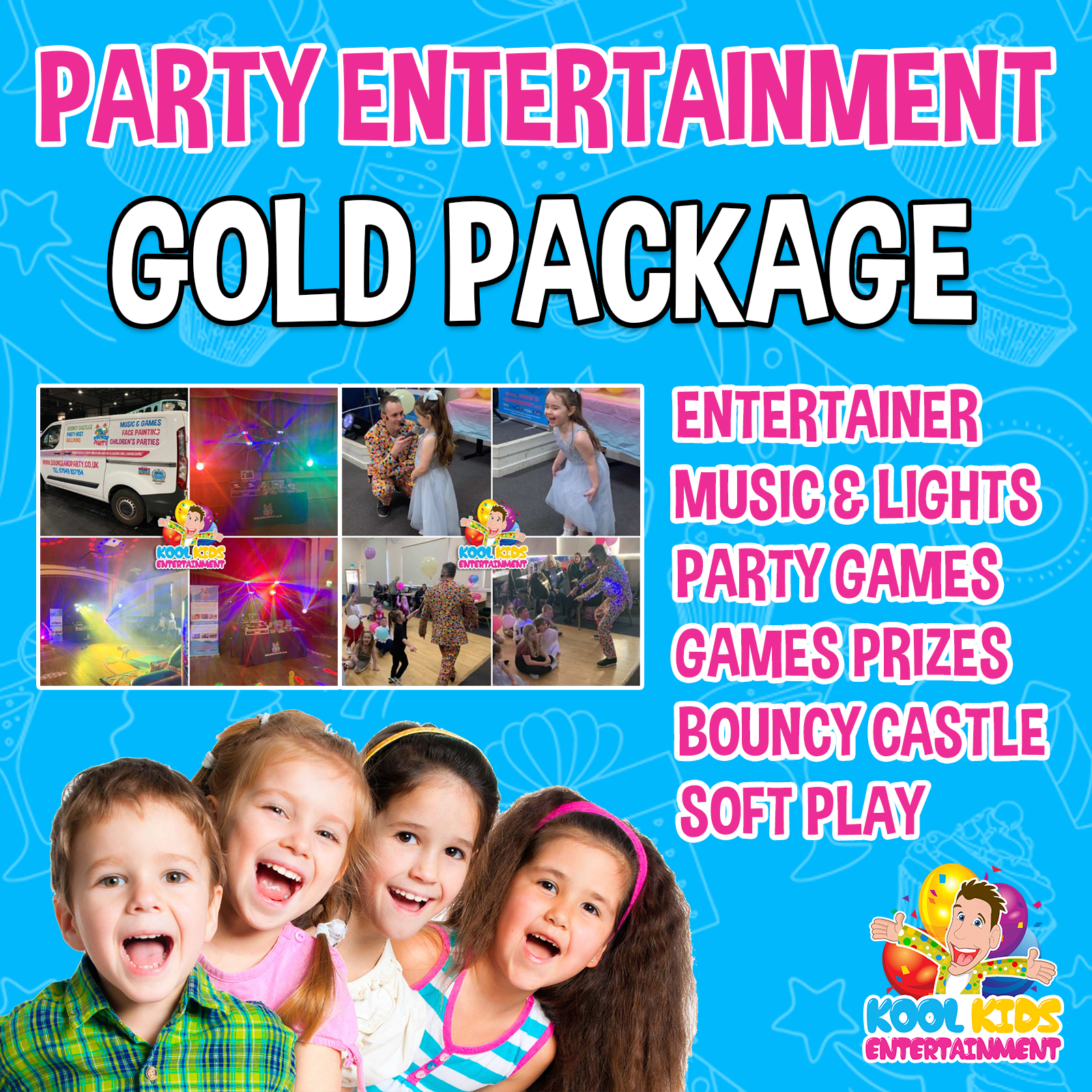 Children's Party Entertainment Packages Party Entertainment in Glasgow, Lanarkshire