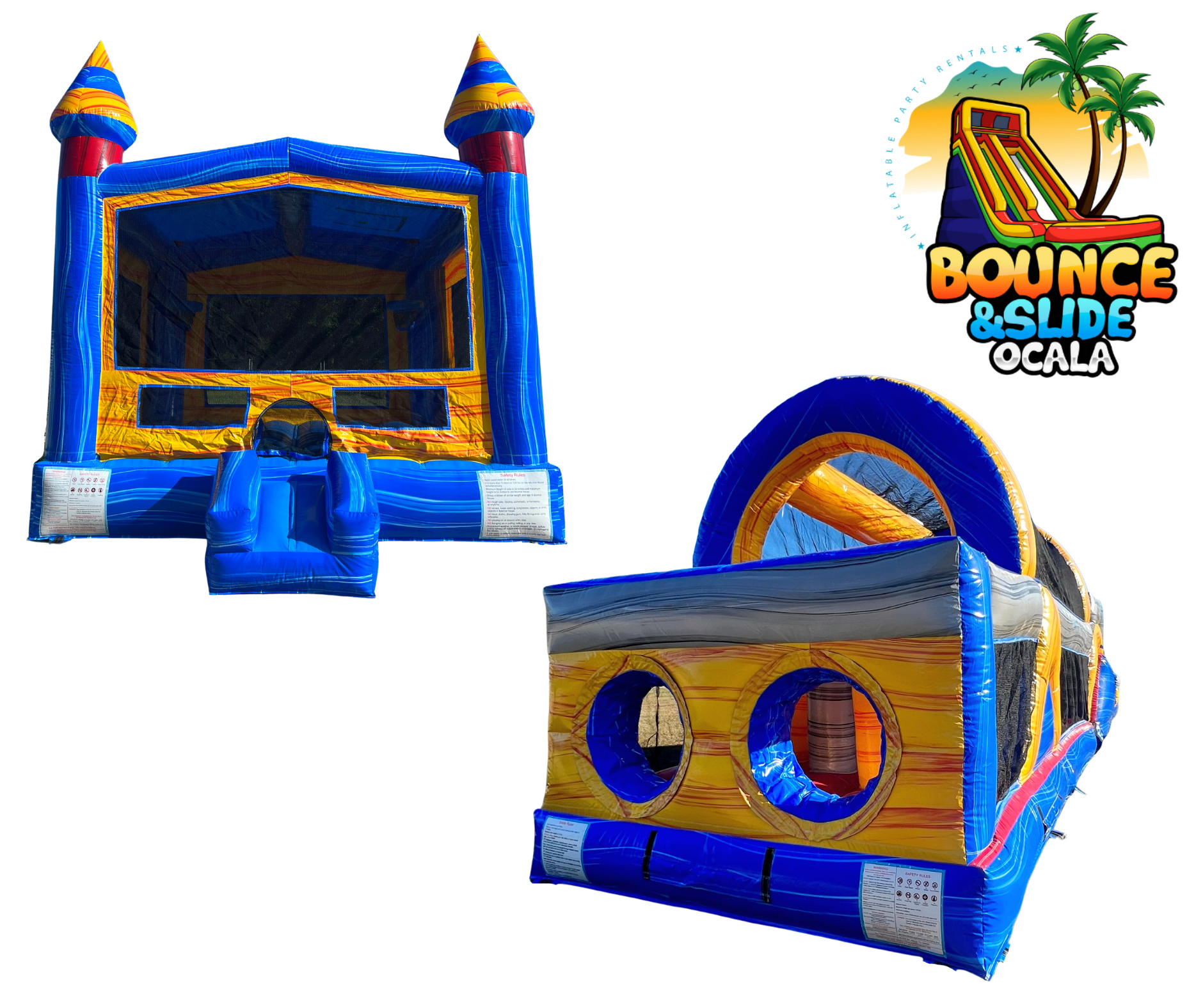 Bounce House & Slide Combinations Best Party Rentals service in