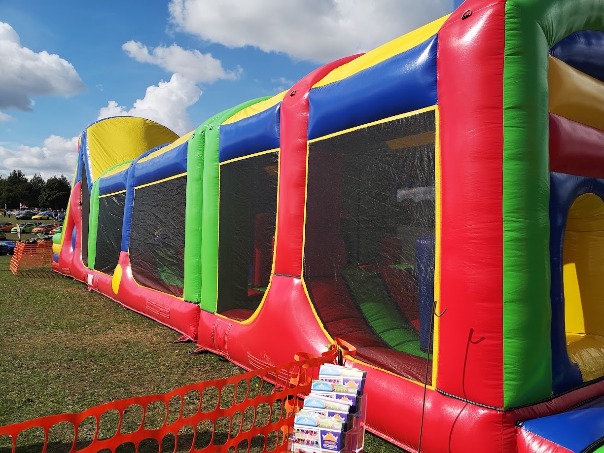 Multi Coloured 3 piece Inflatable Obstacle Course Best Inflatable