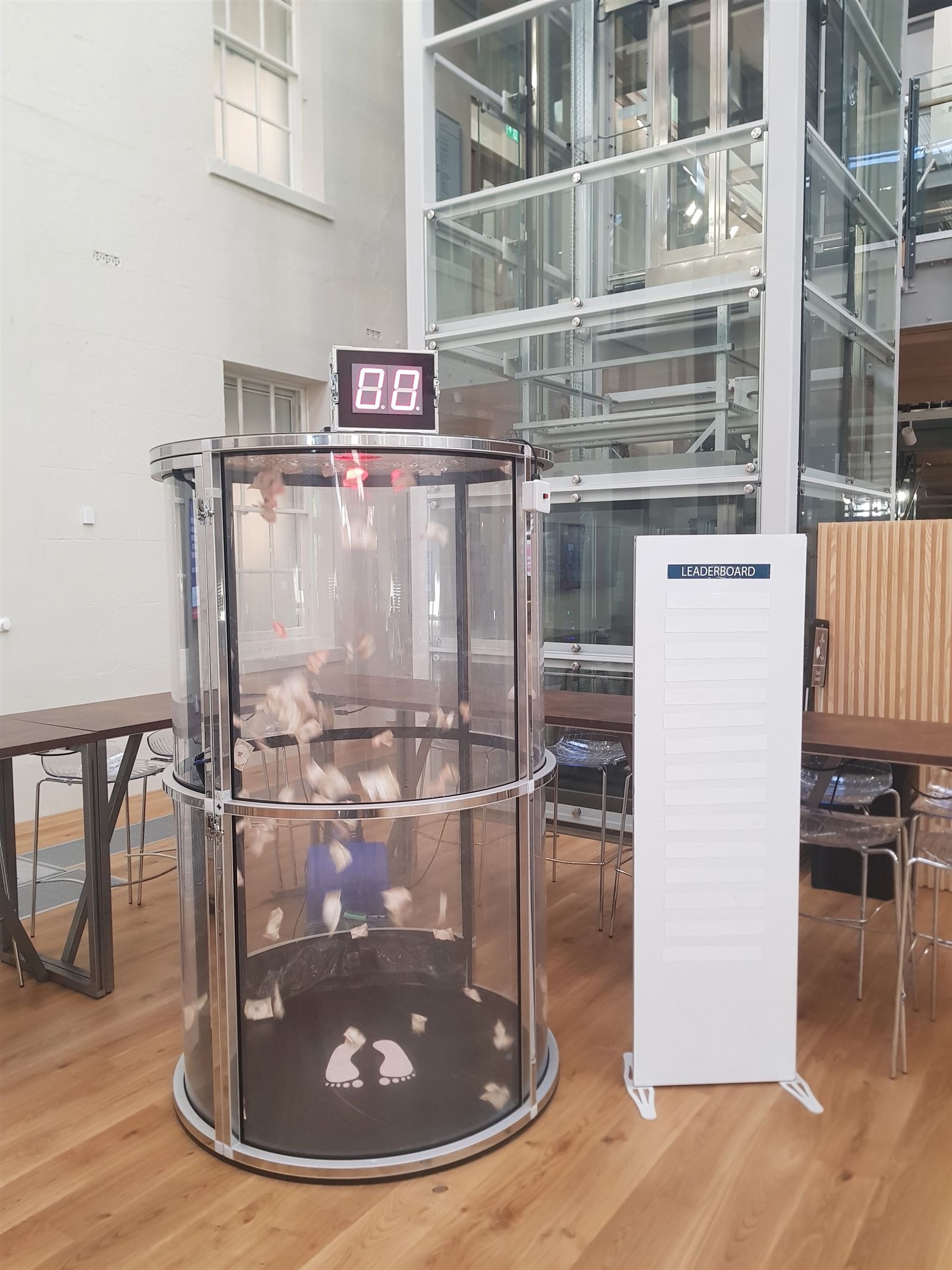 Cash Grabber Game Hire, Cash Cube Hire London, Essex, UK