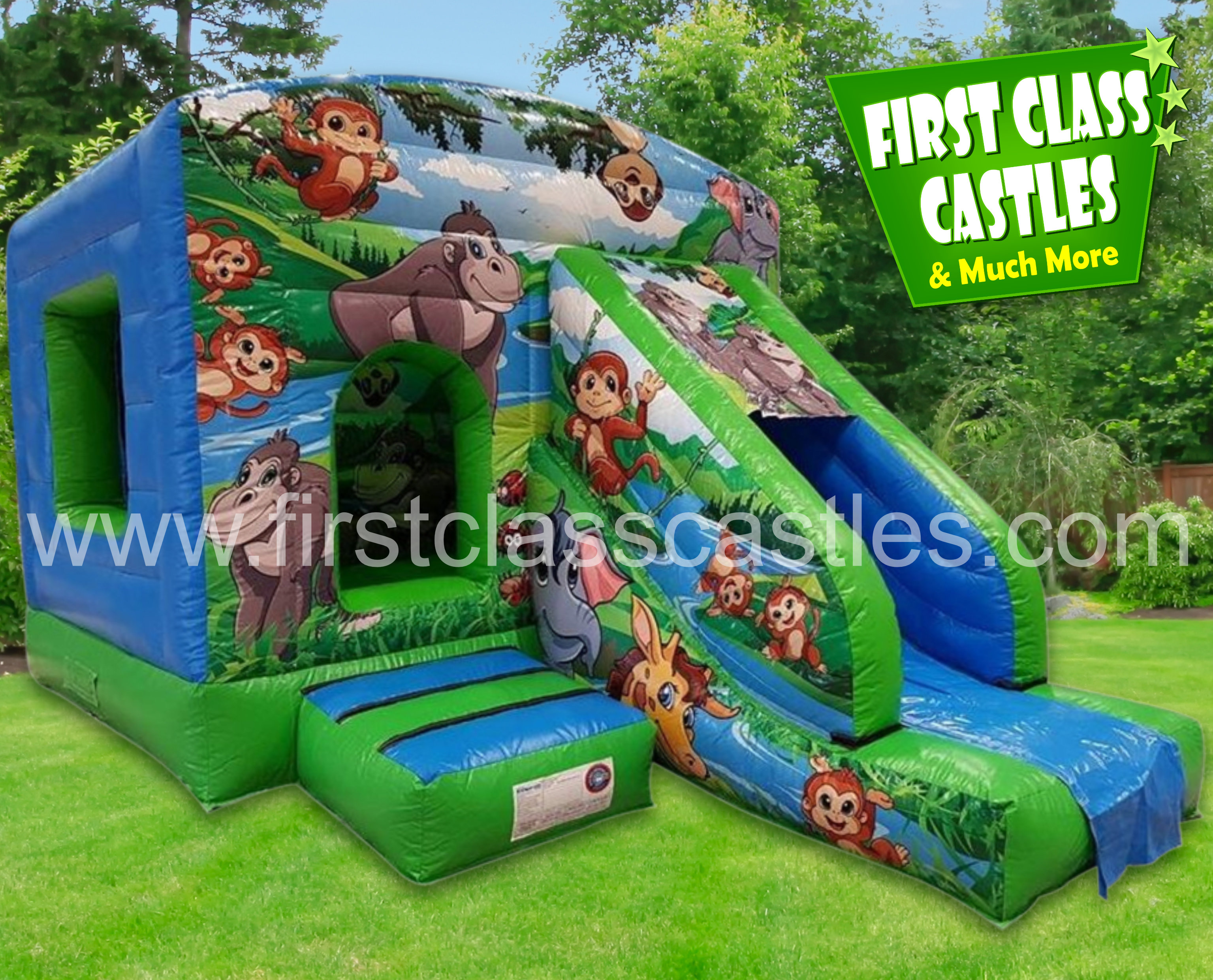 Bounce & Slide Combos Hire Bouncy Castle with Slide Hire Ireland