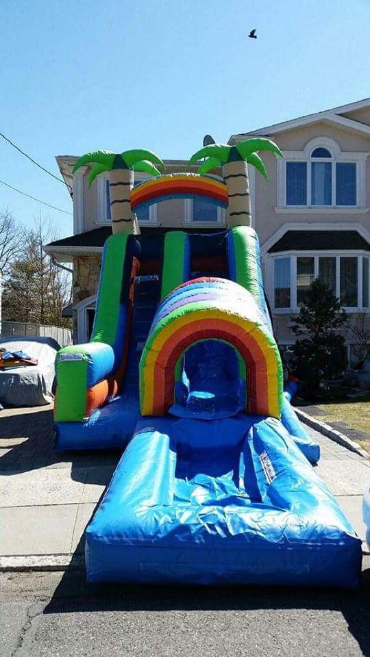 Funnel Tunnel Slide Bounce house rental in Bergen County New Jersey