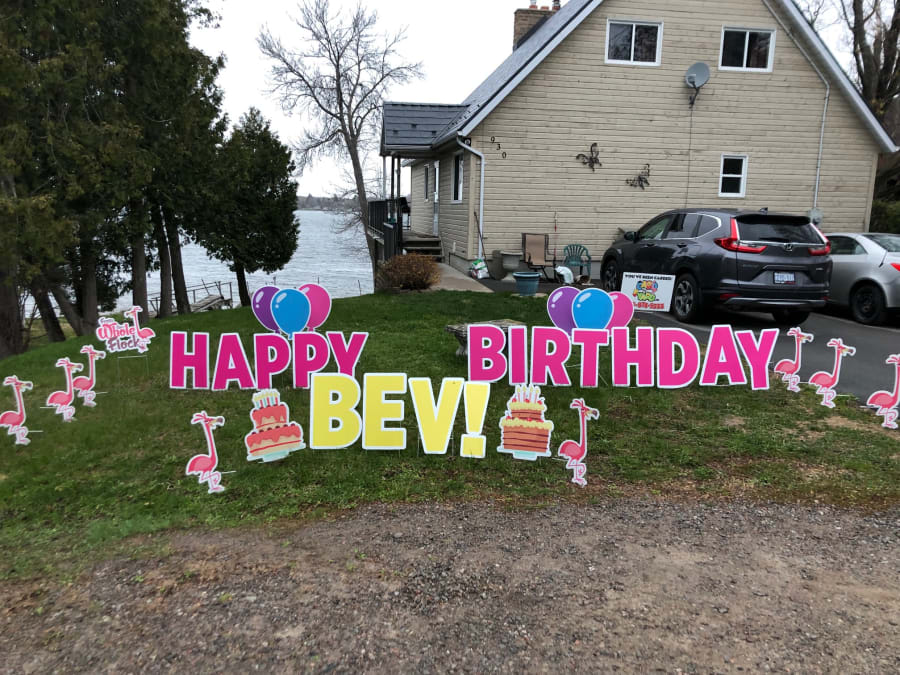 Birthdays Best Yard Greetings service in Toronto Card The Yard Toronto