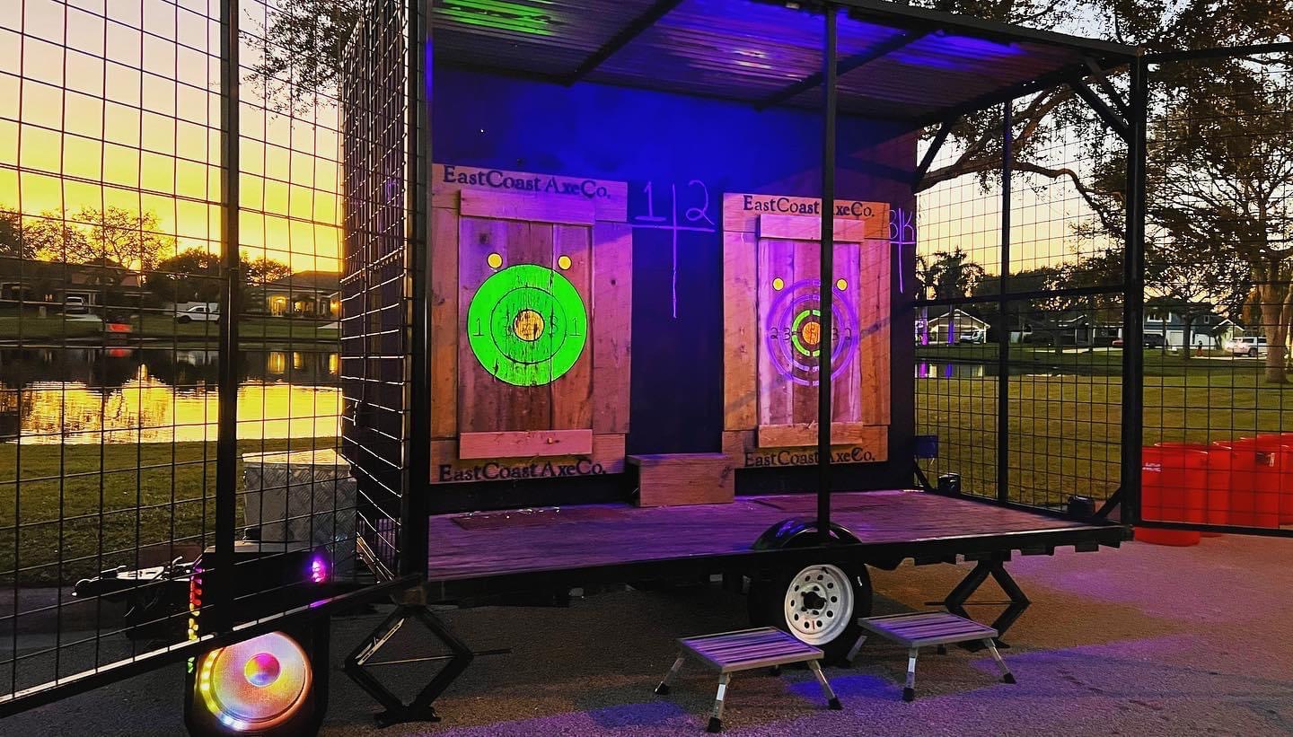 Standard Axe Throwing Experience Best Best Bounce House and Water