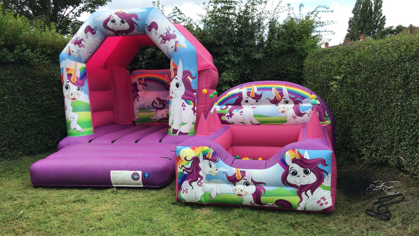 Rodeo Unicorn Bouncy Castles in West Midlands, Cannock, Walsall