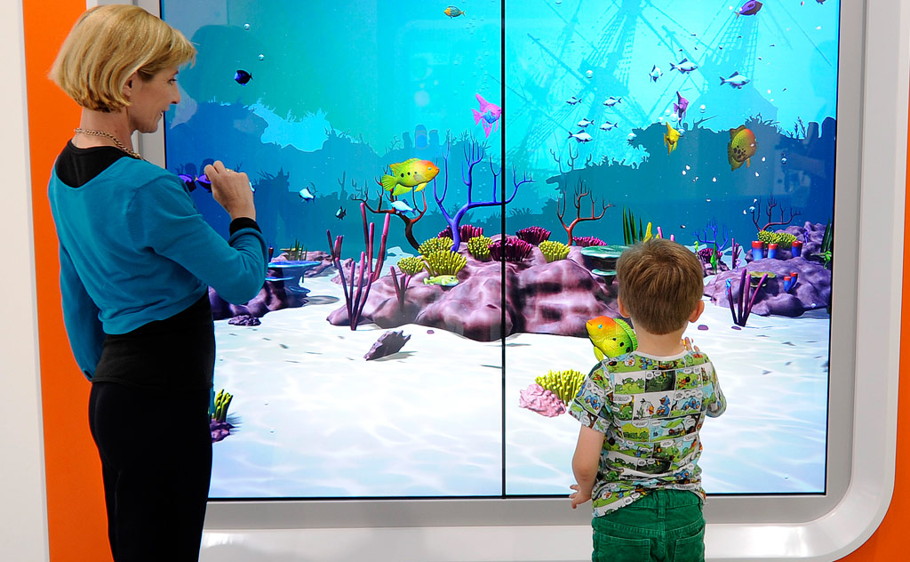 Interactive Aquarium, Southern General Hospital Engaging Interactive
