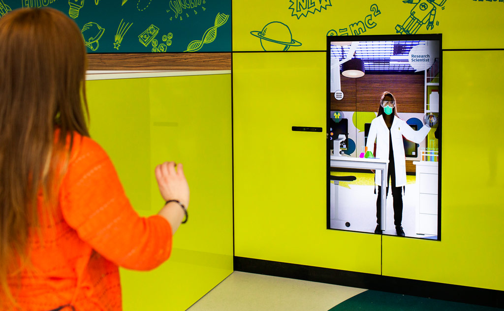 Illustrated Magic Mirror interactive