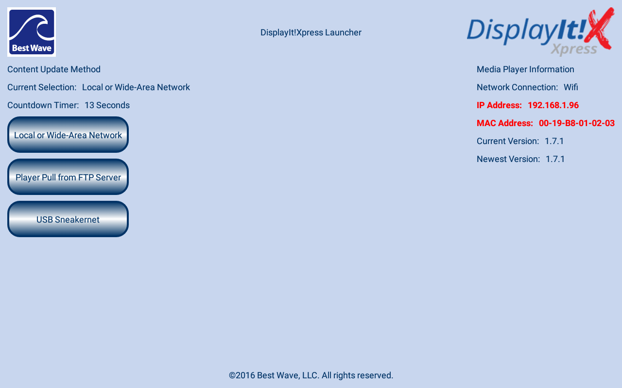 Digital Signage with DisplayIt!Xpress Boundary Devices