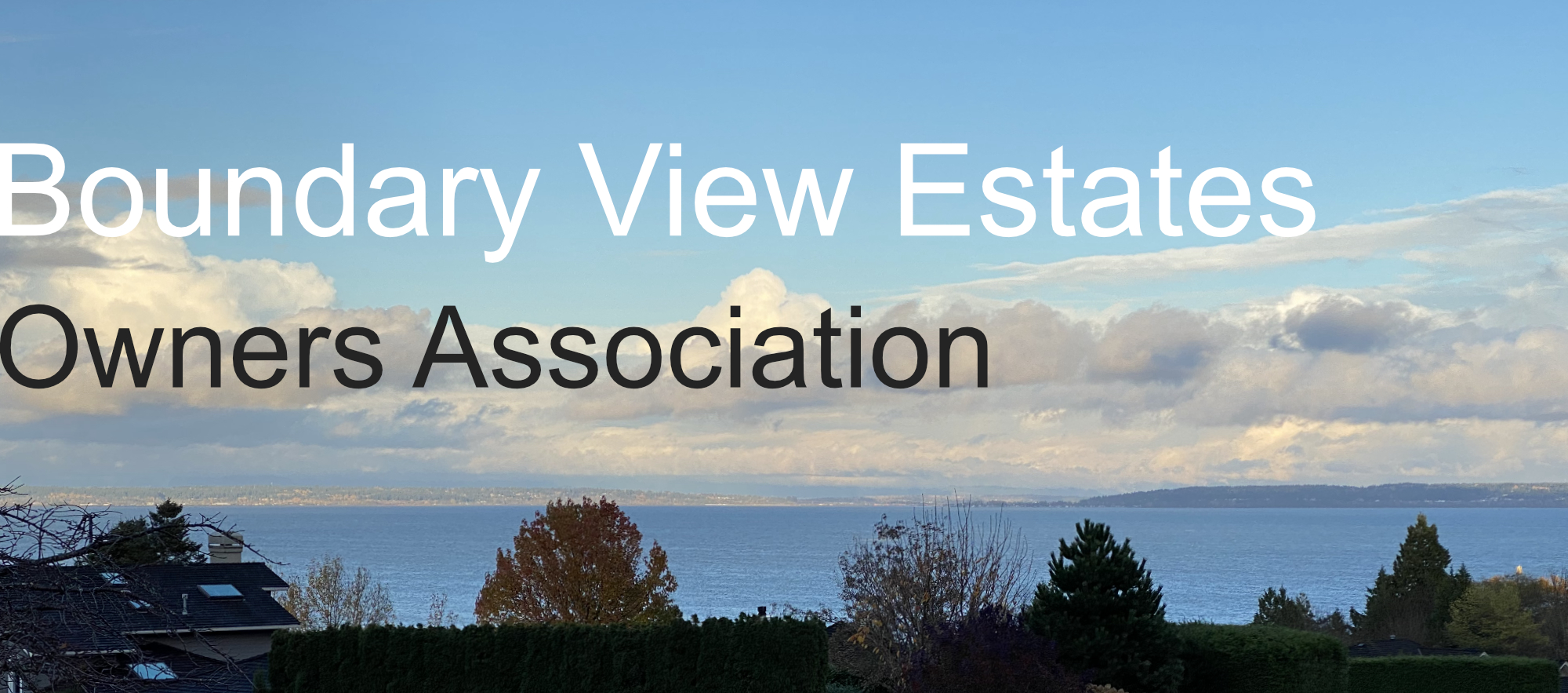 Boundary View Estates Owners Association