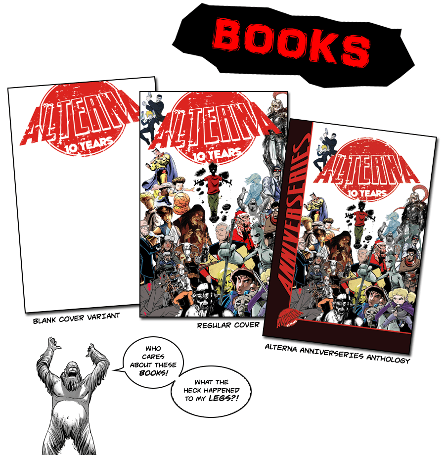 Alterna Comics Launches 10th Anniversary KickStarter Bounding Into Comics