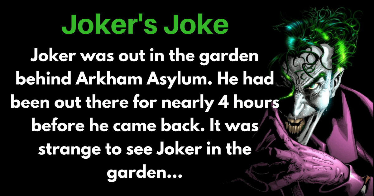 Joker's Joke Joker's Daughter in the Garden Bounding Into Comics