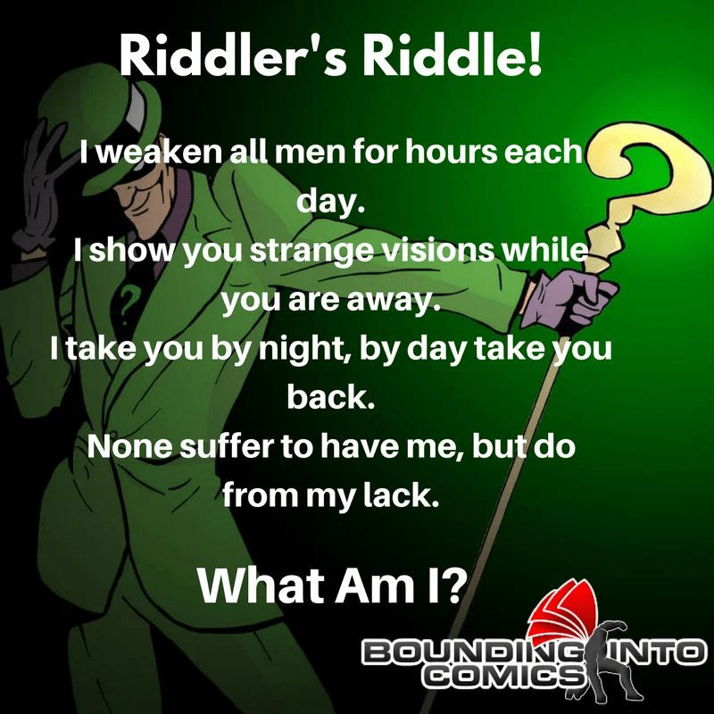 Riddler's Riddle I Weaken All Men Bounding Into Comics
