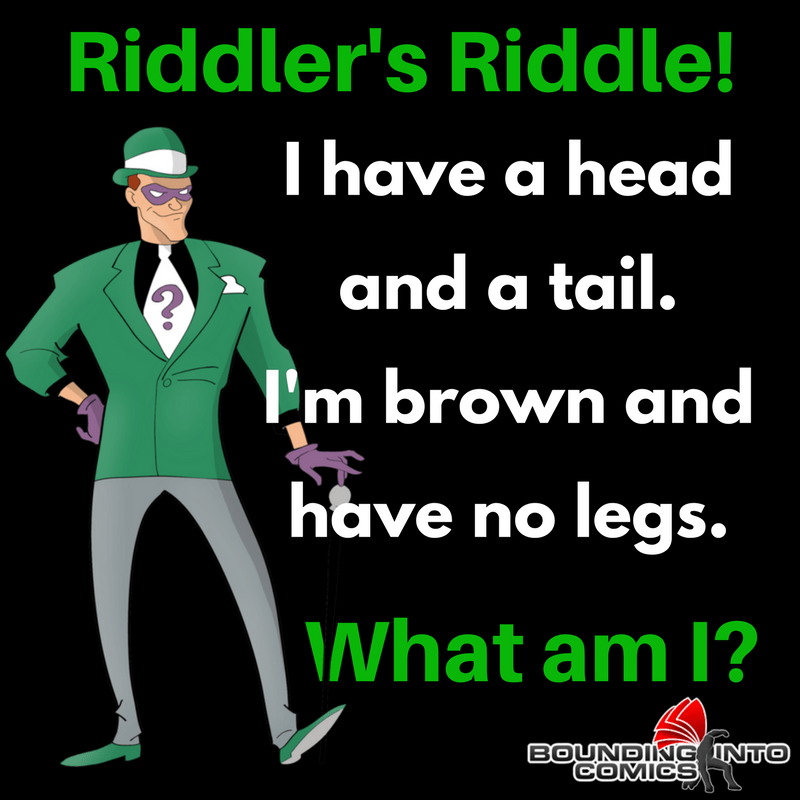 Riddler's Riddle What has a Head Bounding Into Comics