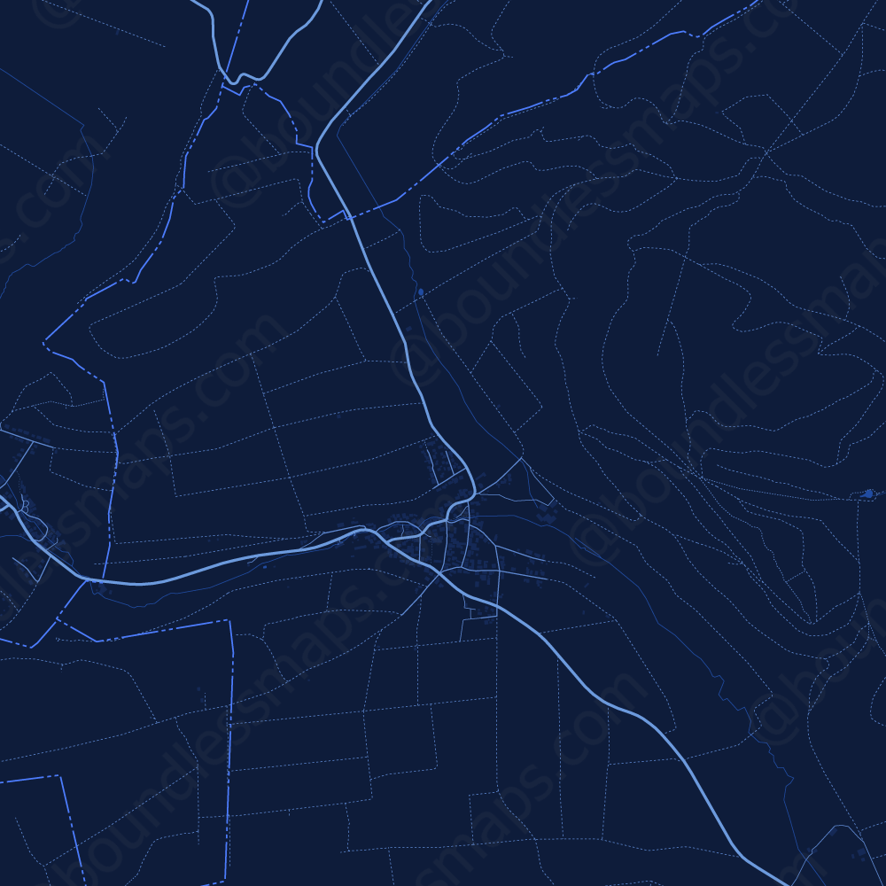 Dassel Dark Blue Vector Map Boundless Maps