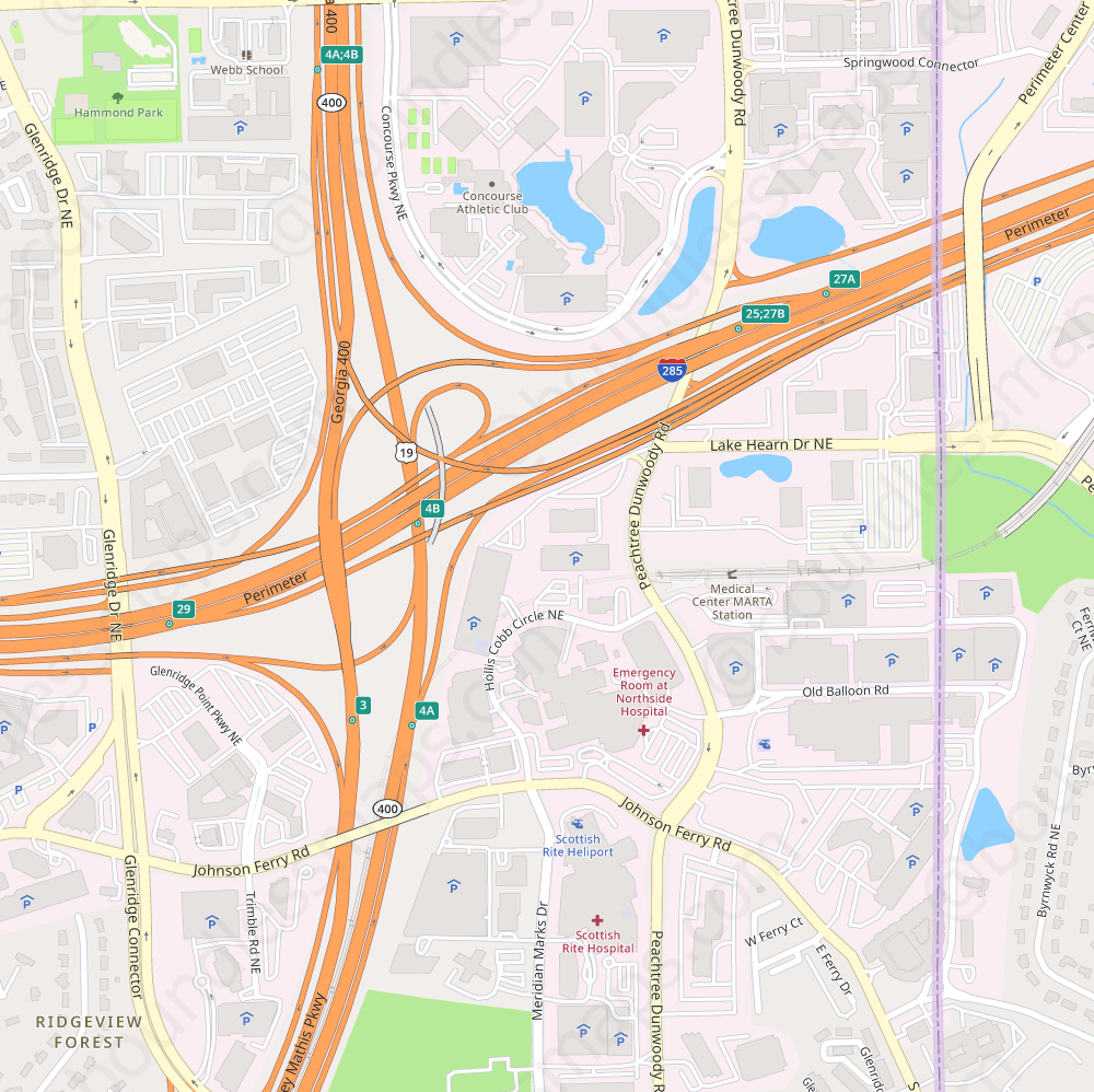 Brookhaven Modern Atlas Vector Map Boundless Maps