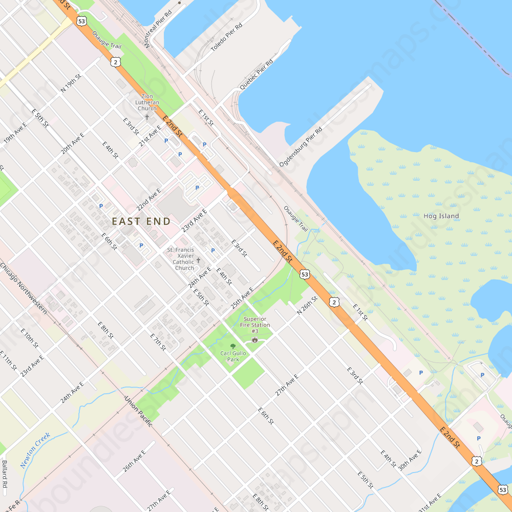 Duluth Modern Atlas Vector Map Boundless Maps